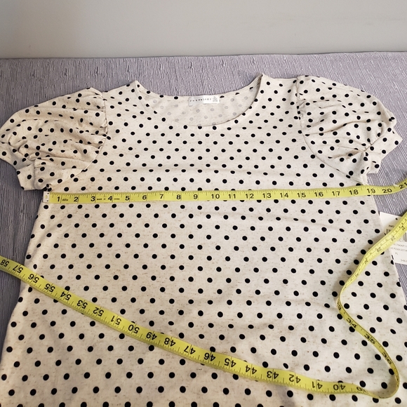 Womens NWT retrology Puffed Sleeve Top Size PL - Picture 10 of 11